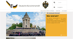 Desktop Screenshot of burschenschaft.de