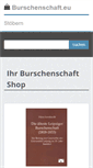 Mobile Screenshot of burschenschaft.eu